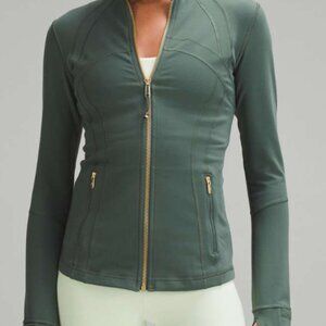 NWT Lululemon Define Jacket Dark Forest/Gold